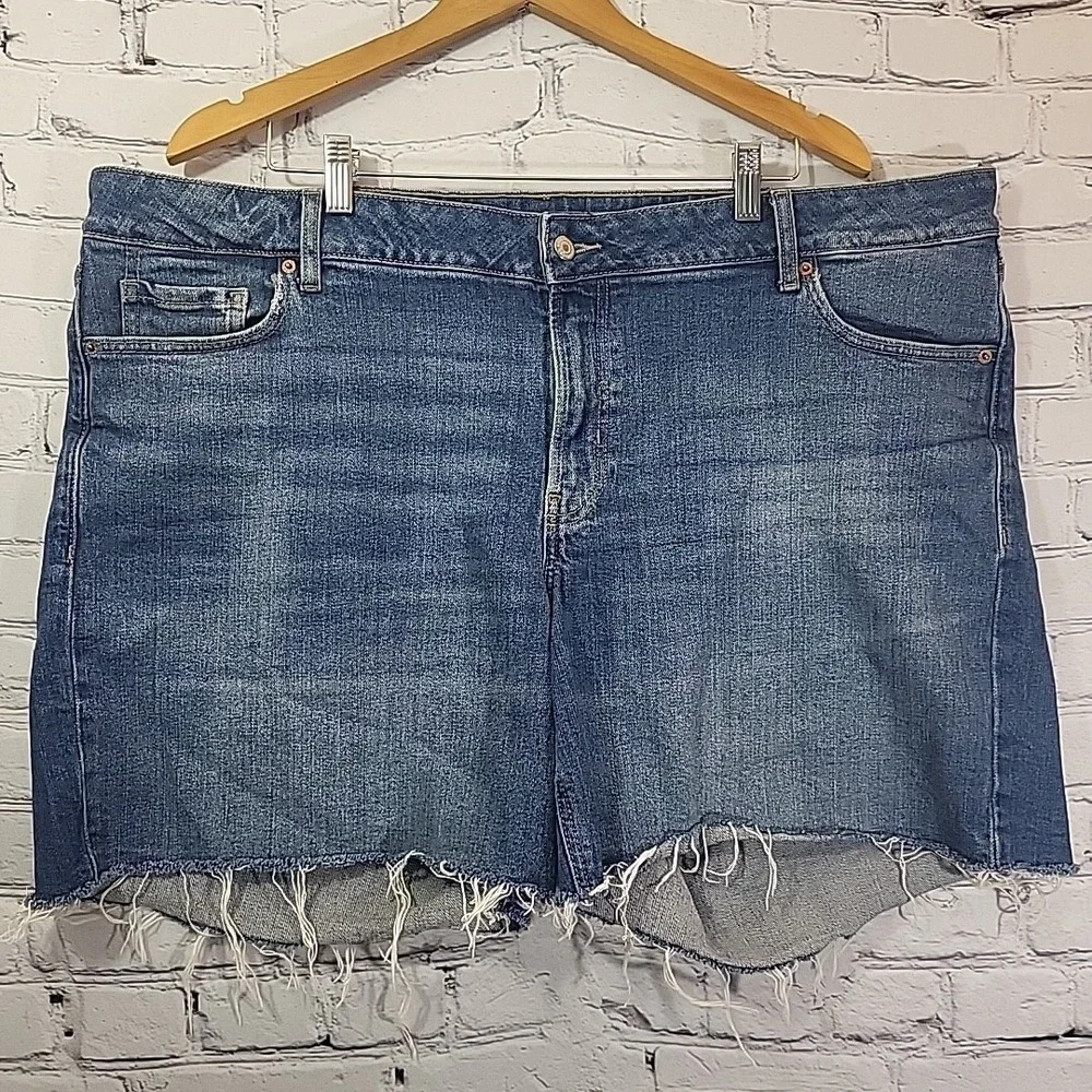 Old Navy‎ O.G. Mid Rise Shorts Plus Size 20 Womens Cutoffs